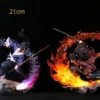 Demon Slayer Figurine 21CM Battle Form Kokushibou and Tsugikuni Yoriichi PVC Material Collectible Figure