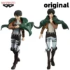 Banpresto Attack On Titan Anime Eren Jaeger & Levi Ackerman Grandista Model Collectible Figure