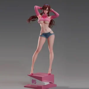 Campus Deskmate Makibo Evangelion Summer Girlfriend series Can be Move Favorites PVC sexy 11.81Inch/30cm figures anime Toys Gift