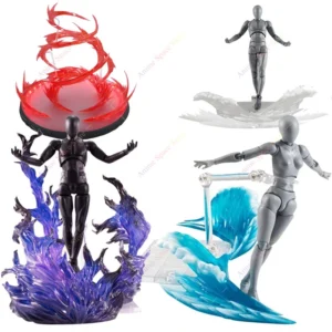 Ice Special Effects and Whirlwind Flame Scene Effects Decoration Toys Luffy Ace Action Figures Mode Toys Bakugou no Hero Dolls
