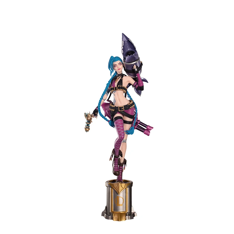 22cm League Of Legends Anime Figurine Luxanna Crownguard Lux Kaisa Jinx Action Figure Tiktok Hot Birthday Gift Customized - Image 4