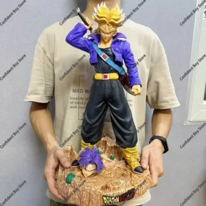 50cm Anime Dragon Ball Z Trunk Figure Dbz Super Saiyan Action Figure Model Doll Decoration Toys Gifts for Children