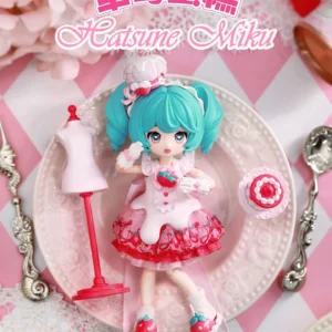 In Stock BLOKEES Miku Qi Yu Ji Limited Blind Box Let's Have Strawberry Cake with Miku Movable Figure Collection Gift