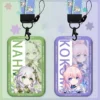 Genshin Impact Bus Card Holder Student Campus ID Sleeve Plastic Cartoon Collectible Figure