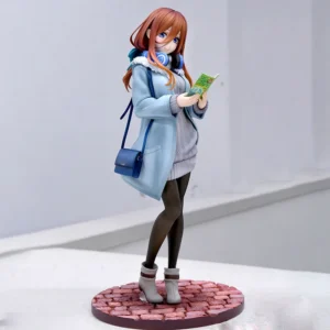28cm The Quintessential Quintuplets Nakano Miku Appointment Anime Handmade Action Figures Desktop Case Decoration Ornament Gift