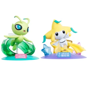 Pokemon Anime Action Figures Jirachi Celebi Funism Original Genuine Home Collect Model Ornaments Children's Toys Birthday Gifts