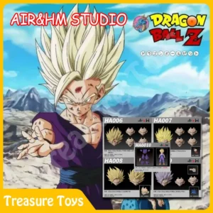 HM&AIR Studio Dragon Ball Super Saiyan 2 SSJ2 Son Gohan Head Accessories Head Sculpt Anime Action Figure Figurine Toys Gifts