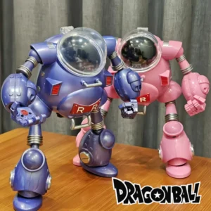 32cm Dragon Ball Red Silk Army Lieutenant Robot Pink Carrier High Alloy Included Can Carry Shf Doll Collectible Action Figure
