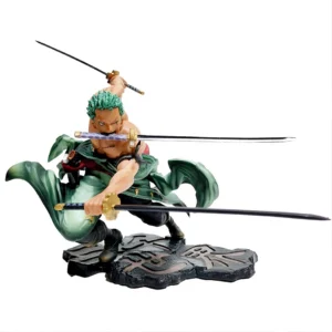 New 10cm Anime Roronoa Zoro Three-Blade One Piece Figure Sa-maximum Manga Anime Statue Action Figure Collection Model Kid Toy