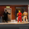 Wikeetoys American Street View 1/12 Scene Platform Background Board Compatible with Photography Collectible Figure