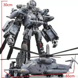 Transformation Toys WJ Blackout SS08 Vertigo Helicopter M05 Hide Shadow Alloy Model Action Figure Deformation Robot Black Apple