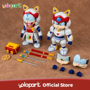 YOLOPARK 13.3cm Samurai Pizza Cats AMK PRO Series Speedy Model Kit TOY Gift