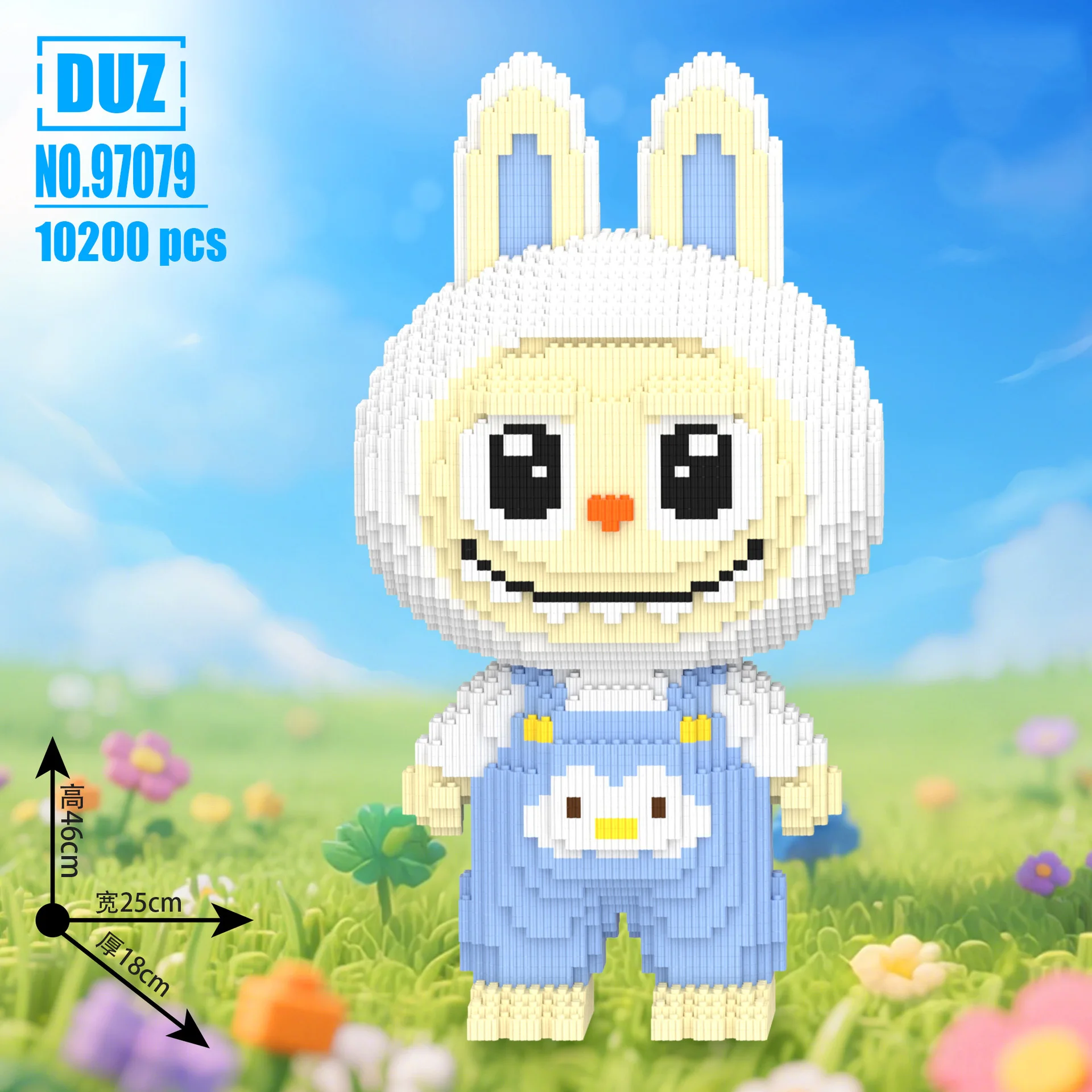 Big Pokemon Squirtle Charmander Magic Building Block Cartoon Horse Joker Model Toy Dragon Assembled Bricks Figure For Kids Gift - Image 5