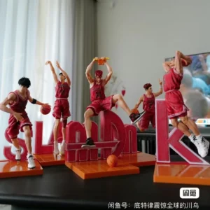 Anime Slam Dunk Action Figure Sakuragi Hanamichi Kaede Rukawa Hisashi Mitsui Ryota Miyagi Takenori Akagi Figuras Toys Model Gift