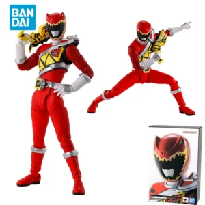 Spot Direct Delivery Bandai Original Zyuden Sentai Kyoryuger Anime Figure SHF KYORYU RED Action Figure Toys For Kids Gift