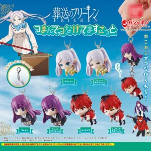 Action Figures Pendants COS Anime Sousou no Frieren Frieren Fern Stark Doll Toy Hanging Ornament Children's Bag Accessories Gift
