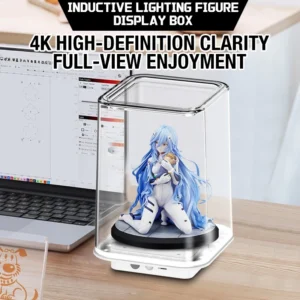 Storage Display Rack Dustproof Transparent Building Blocks Large Handheld Doll Display Cabinet Labubu Display Box