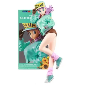 25cm Dragon Ball Anime Figure Bulma Glitter & Glamours Hot Girl Statue Action Figurine Ornaments Pvc Model Doll Gift Toys