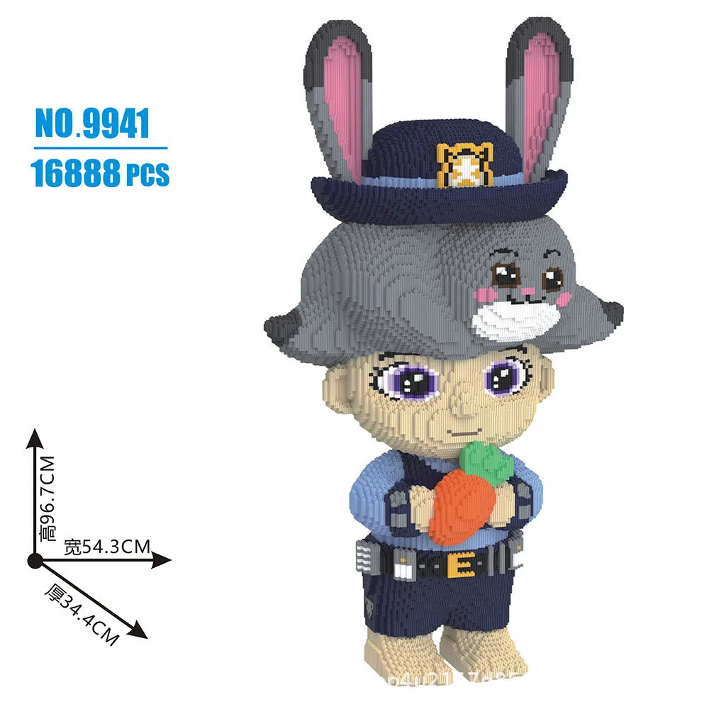 Big Pokemon Squirtle Charmander Magic Building Block Cartoon Horse Joker Model Toy Dragon Assembled Bricks Figure For Kids Gift - Image 12