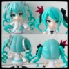 Hatsune Miku Q Version Anime Girl Model Desktop Gashapon Collectible Figure