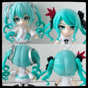 hatsune miku Q version figure cute anime girl model MIKU doll toy desktop gashapon ornament anime peripheral birthday gift 6pcs