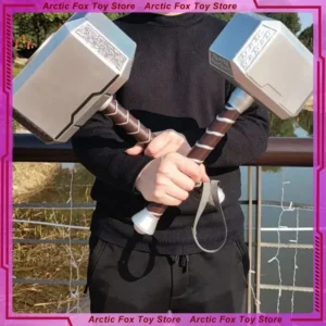 44cm Marvel The Avengers Thor Odinson Highly Restored Movies Thor's Hammer Model Cosplay Peripherals Anime Action Game Gift Toys