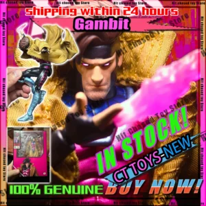 In Stock Ct Toys Gambit Mafex 131 X-Men Action Figure SHF Anime Figure Figurine genuine Statue Model Customized Gifts Toys