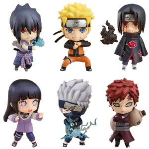 Naruto Animation Game Peripheral Toy Sasuke Itachi Kakashi Obito Sakura Madara Anime Action Movable Model Figures Collection NTR