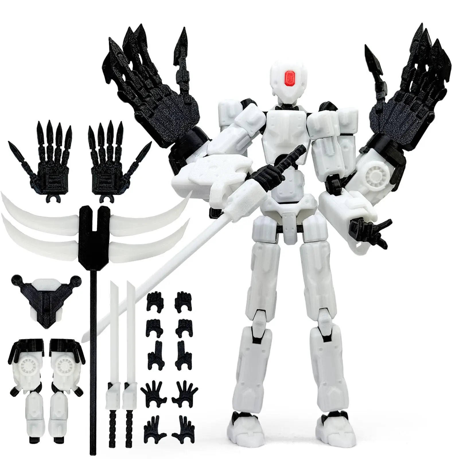 8Inch T13 Assembly Completed Action Figure,3D Printed Multi-Jointed Movable Toy Nova 13 Action Figures Desktop Decor for Game Lo - Image 14