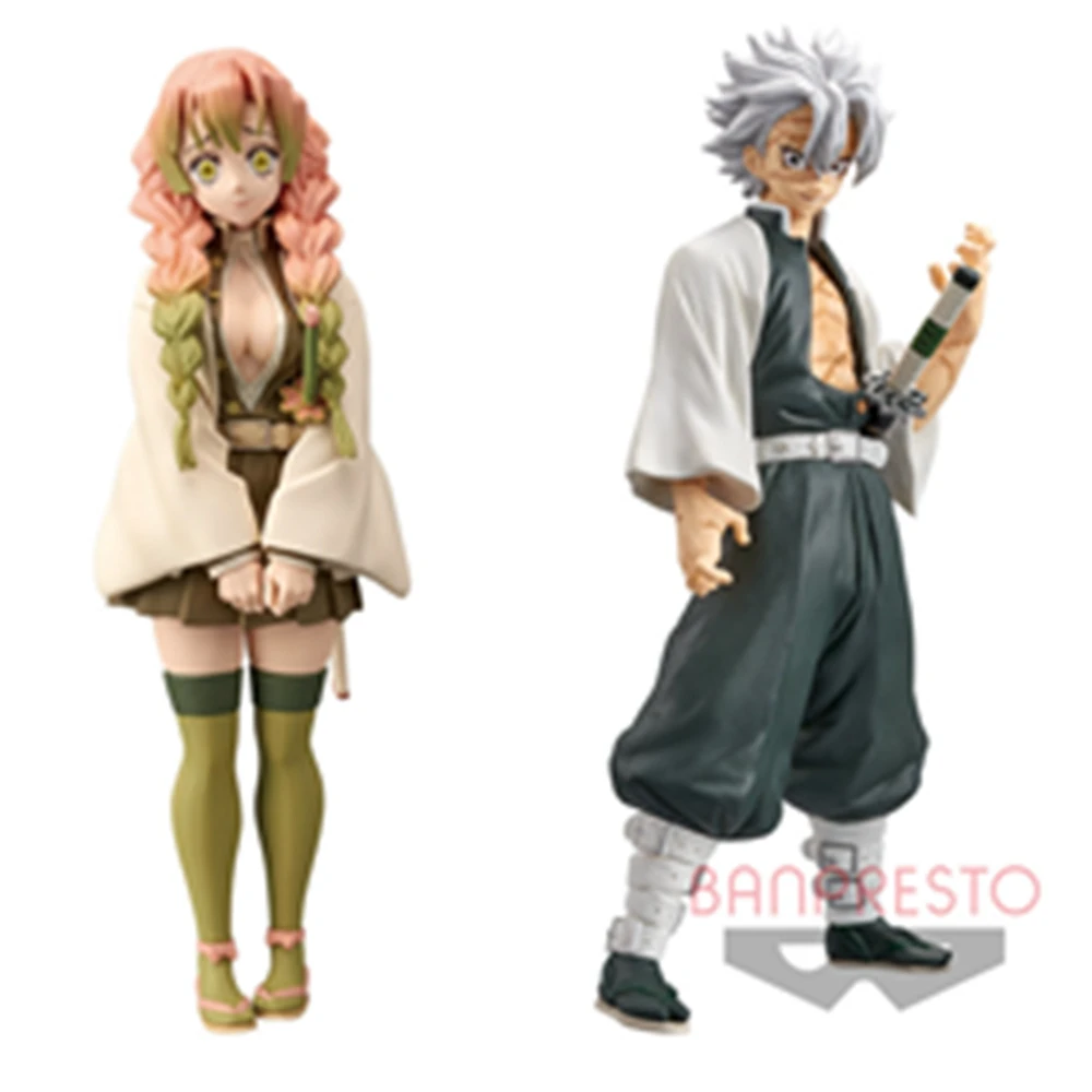 Original genuine 15CM Anime Figure Demon Slayer Kanroji Mitsuri Figure Kimetsu no Yaiba Kamado Tanjirou Figure Model Toy - Image 2