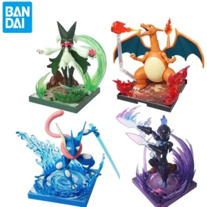 Blokees Model Pokemon Toys Assembly Model Meowscarada Ceruledge Charizard Greninja Collectible Robot Kits Models Kids Gift