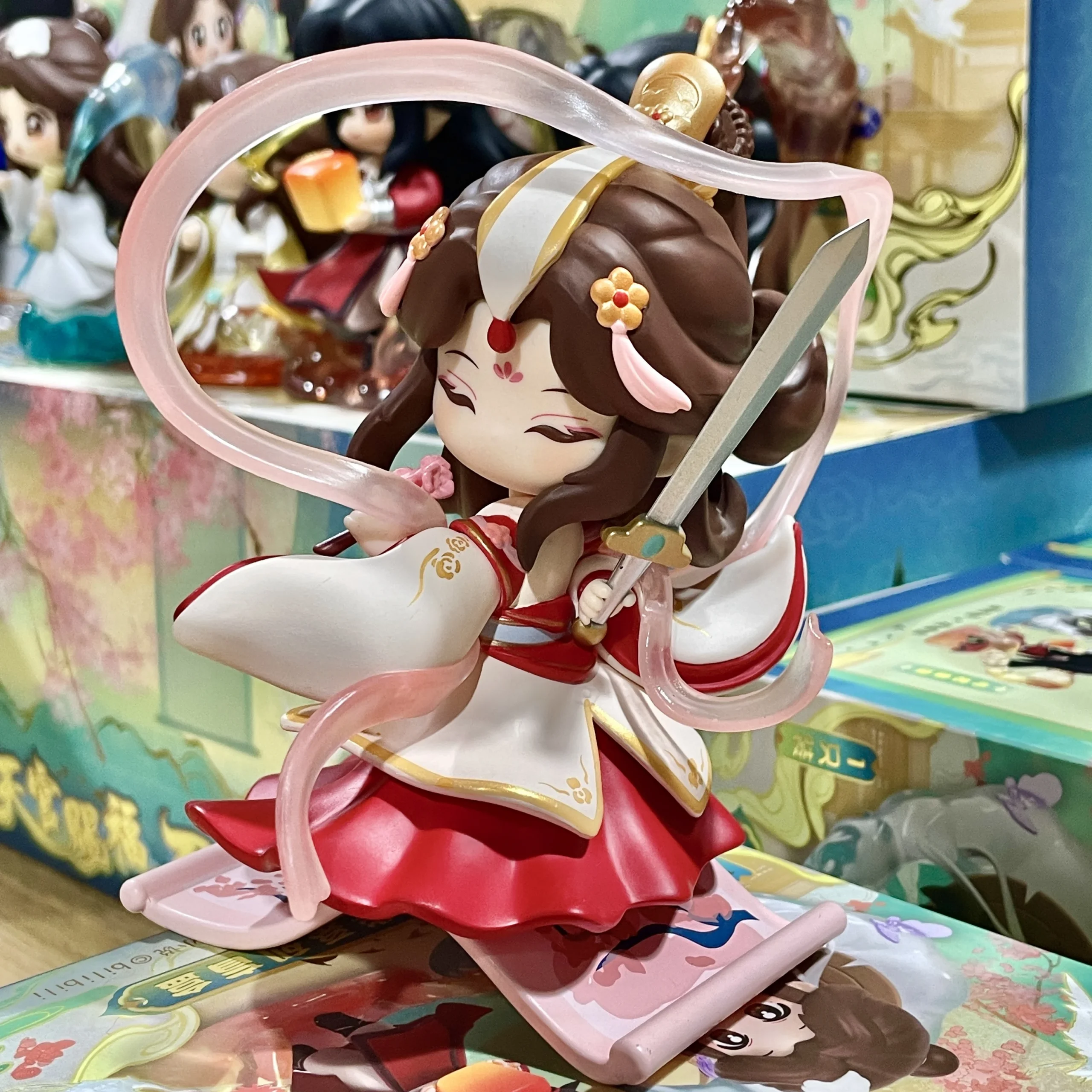 Genuine Heaven Official's Blessing The Splendor of Painting Blind Box Xie Lian Anime Collectible Figure Desktop Decoration
