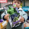 30cm Marvel Avengers Thanos Hulk Spiderman Captain America Iron Man Thor Black Collectible Figure