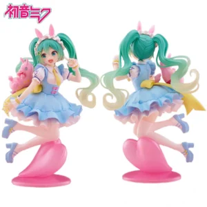 Original Model FuRyu Noodle Stopper Hatsune Miku 20cm Flower Fairy Anemone Figure Anime Figurine Collections Toys Gifts