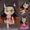 Demon Slayer Nendoroid Tanjiro Kamado Nezuko Shinobu Kocho Mitsuri Kanroji Dolls Anime Collectible Figure