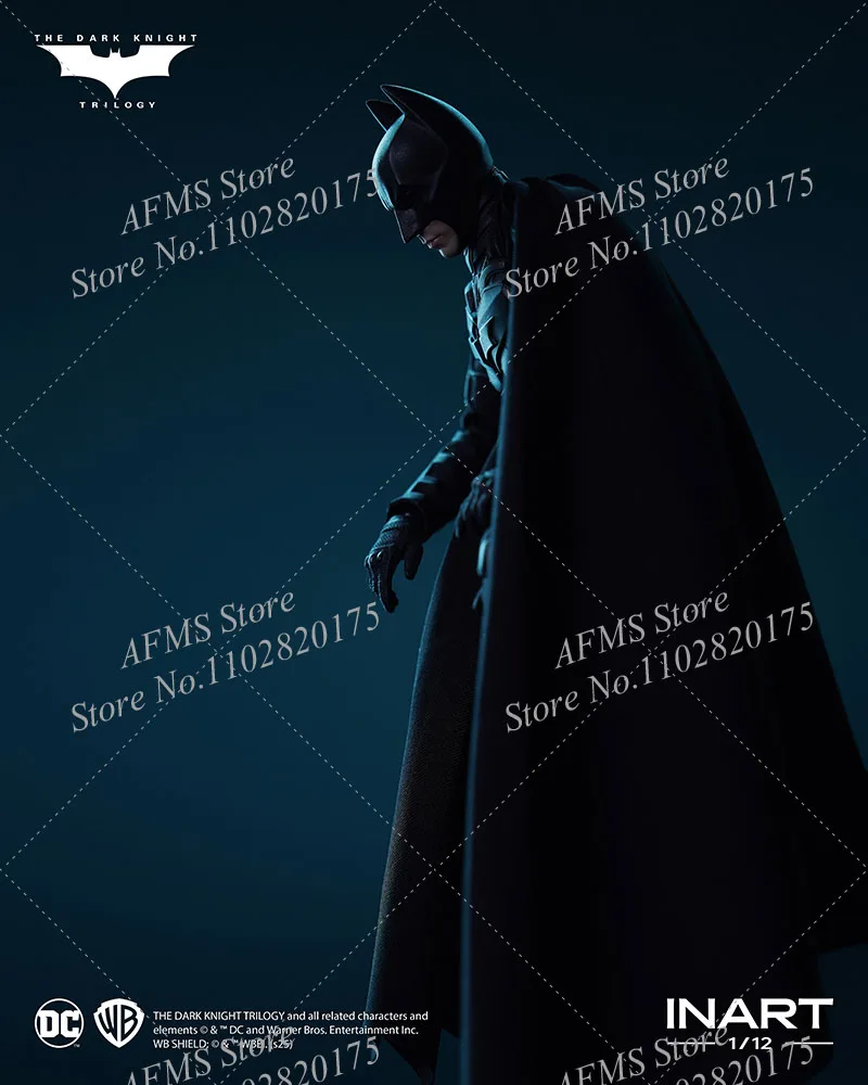 INART 1/12 Men Soldier Bat Hero Christian Bale The Dark Knight Rises Eternal Fight Hero 6Inch Action Figure Model Collection - Image 4