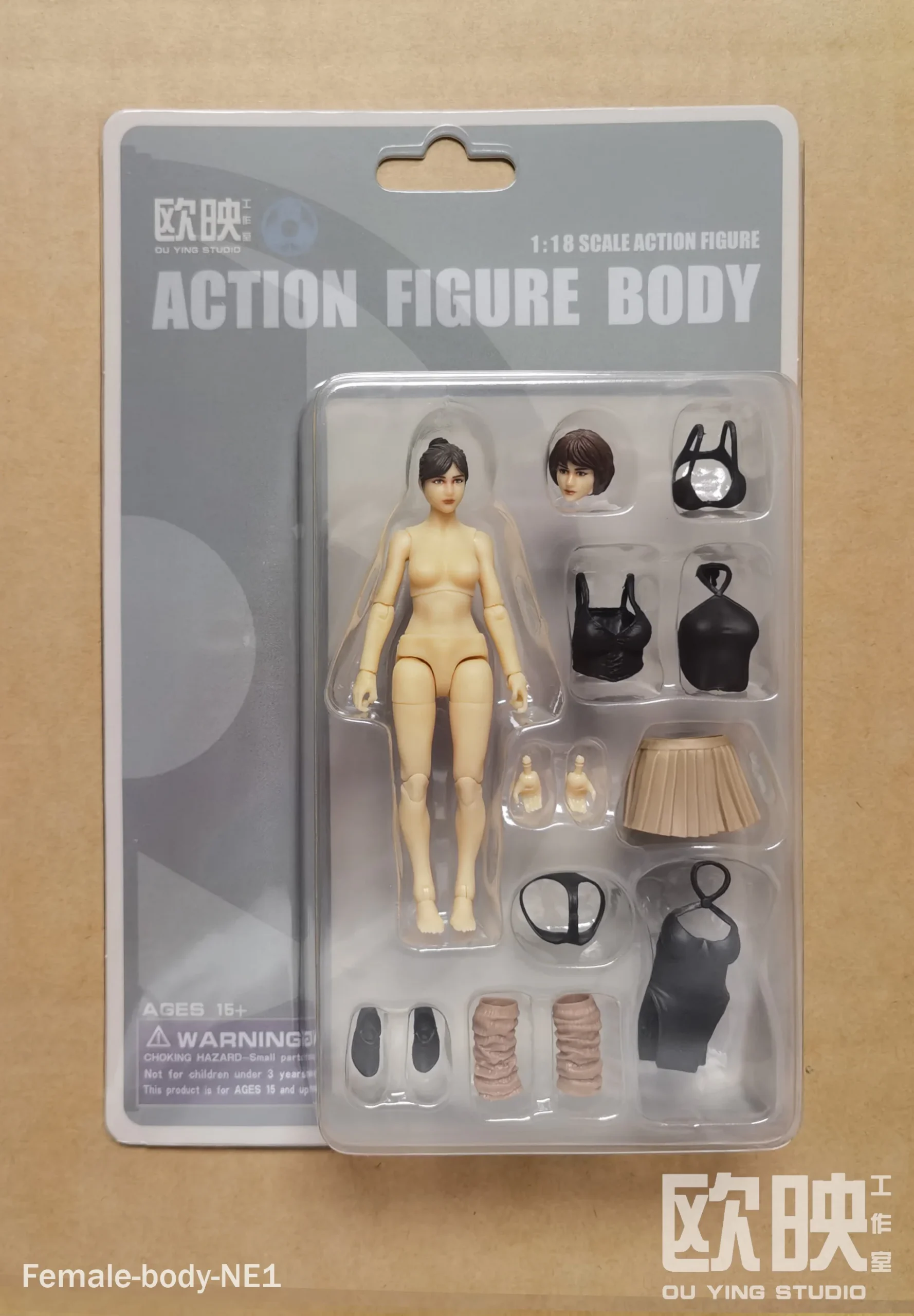 Ou Ying Studio Planet Green Valley 1/18 Scale Female Soldier Male Soldier Armed Combat Character Model 3.75inch Action Figure - Image 10