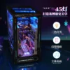 Diy Miniature Dollhouse Cyberpunk 3D Book Nook Kit with LED Light Neon Collectible Figure