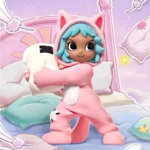 POP MART Lil Peach Riot SLEEPOVER Series Trendy Blind Box Toys Mystery Box Mistery Action Figure Surprise Cute Model Birthday