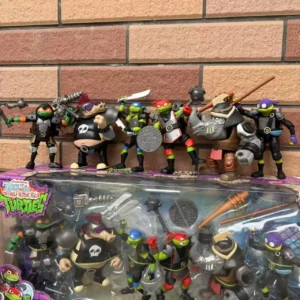 Tales of Teenage Mutant Ninja Turtles: 4.5"Battle Arena leonardo Raphael Donatello Michelangelo Rocksteady Basic Action Figure