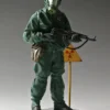 Unpainted 1/16 120mm Ancient with Gas Mask Figure Historical Model Kit