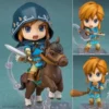 Hot 10cm Horse Riding Breath of the Wild Link Christmas Action Figure