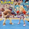 Arrival Anime Pokemon Hitmonlee Scale World 1:20 3d Print Model Desktop Action Figure