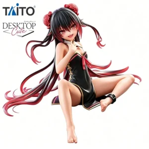 TAiTO To Love-Ru Darkness Desktop Cute Nemesis ~Cheongsam Ver.~ PVC 13CM Anime Action Figures Model Collection Toy