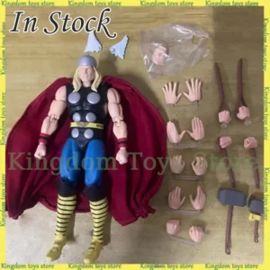 In Stock 6 Inches MAFEX Thor Anime Action Figures Comic Book Version PVC Statue Collection Model Birthday Toys Gifts