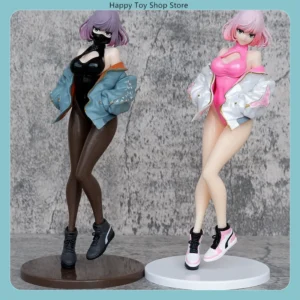 22.5cm Luna Two colors Standing Pose with Face Mask Anime Figure Model Statue