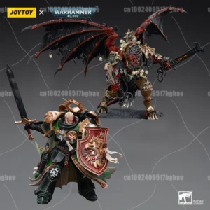 El'Jonson VS Angron Action Figure Toys Warhammer Model Doll Fans Collection Daemon Primarch of Khorne Dark Angels Primarch