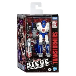 Transformers Toys Generations War for Cybertron Deluxe WFC-S43 Autobot Mirage Aticon Figure Toy - Siege Chapter