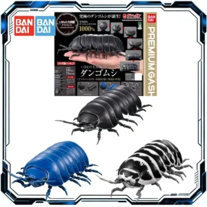 Bandai Original Gashapon Biological Atlas Insect Model Bulbous Worm Ball-rolling Action Figure Toys for Boys Girls Kids Gift