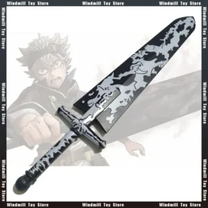 101cm Black Clover Asta Anti Magic Sword Periphery PU Cool Decoration Ornament Crafts Model Toys for Boys Collections